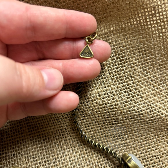 Silpada KR Collection "Crystal Clear" Rhinestone Brass Statement Necklace - Picture 7 of 8